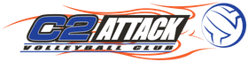 C2 Attack Volleyball Club banner logo